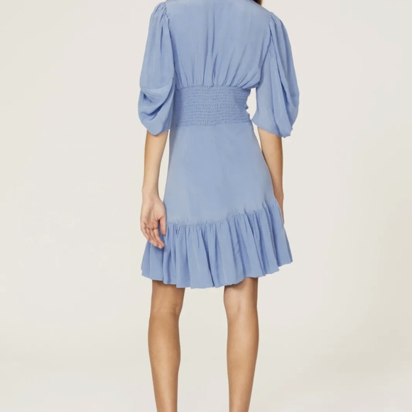 Button front viscose dress - Picture 3 of 5